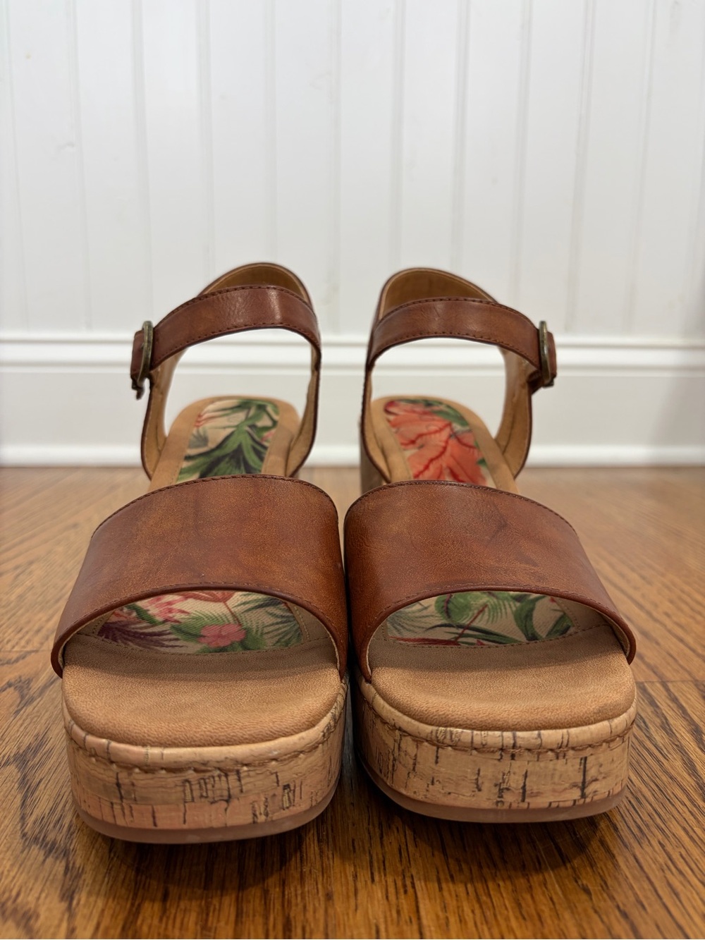 b.o.c. Corrie Cork Platform Wedge Sandal (10) - Picture 3 of 8